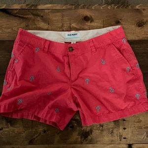 Coral old navy shorts